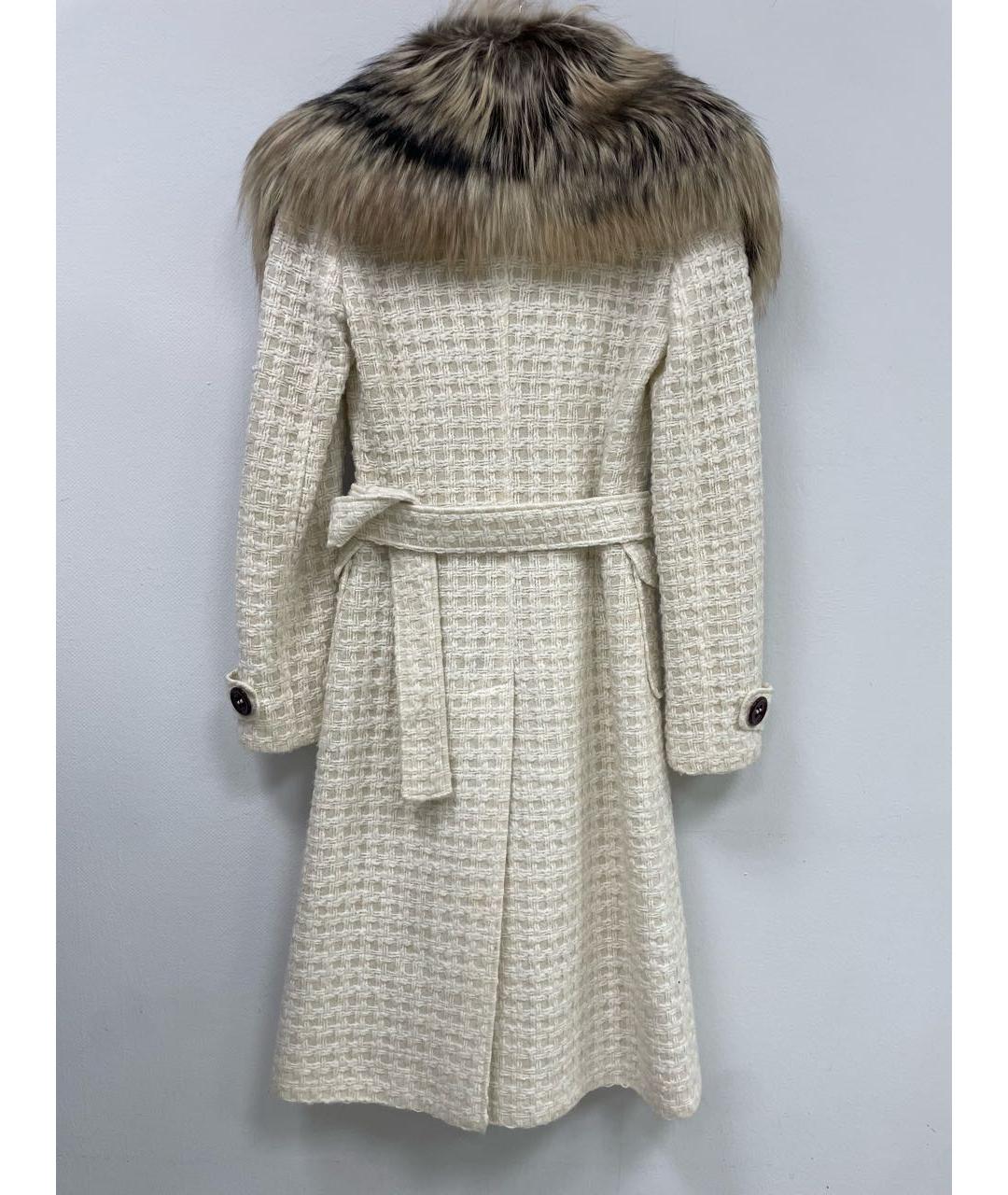 DOLCE&GABBANA Белое пальто, фото 2