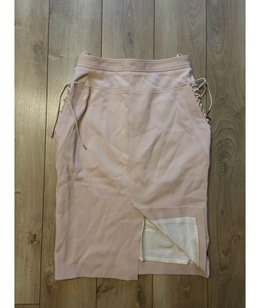 ROBERTO CAVALLI Розовая юбка миди, фото 2