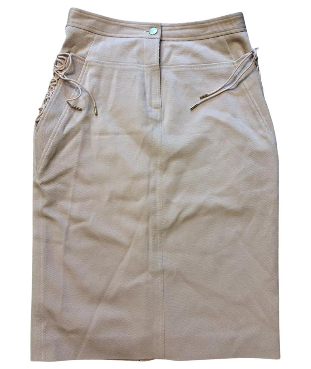 ROBERTO CAVALLI Розовая юбка миди, фото 1