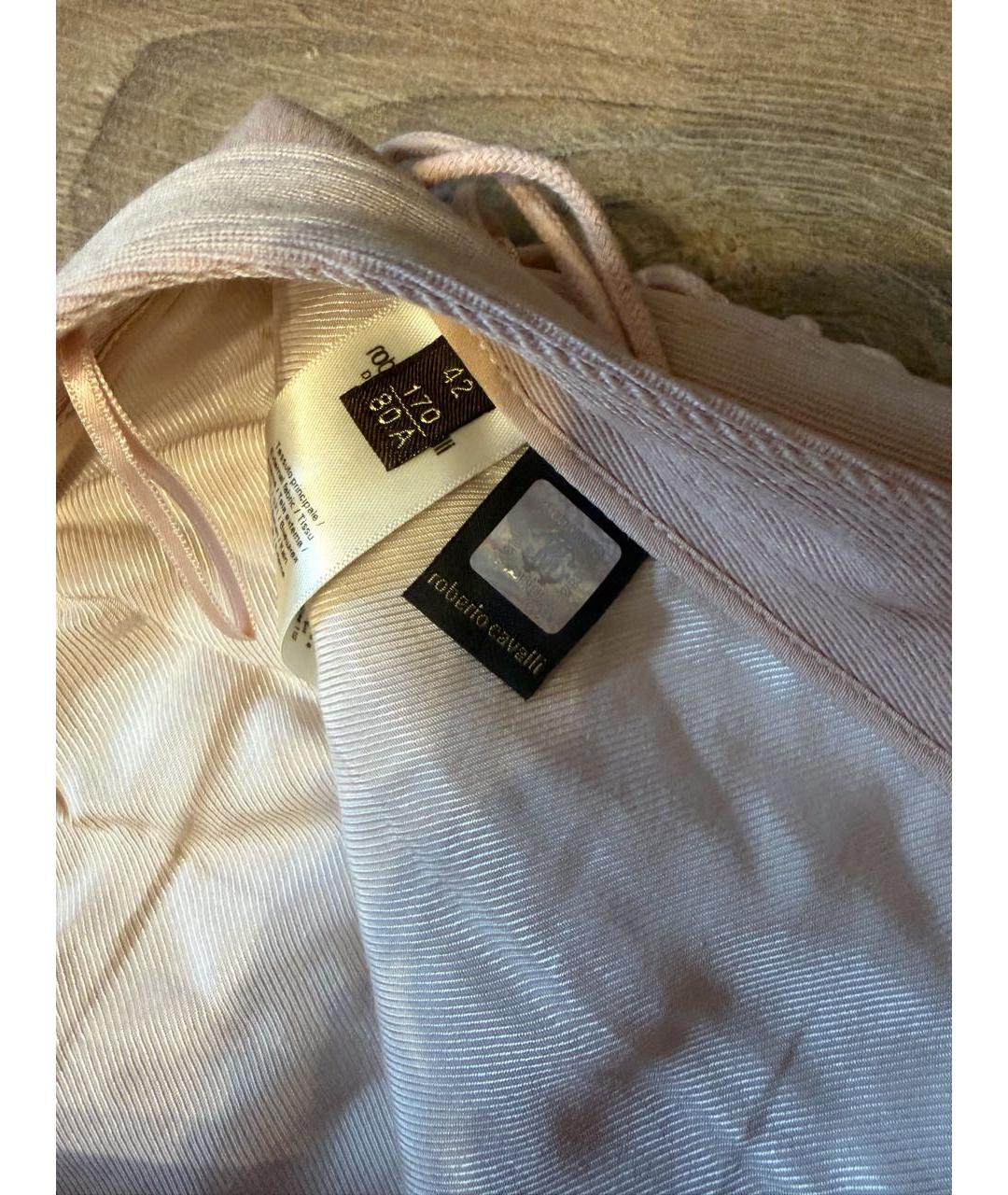 ROBERTO CAVALLI Розовая юбка миди, фото 3