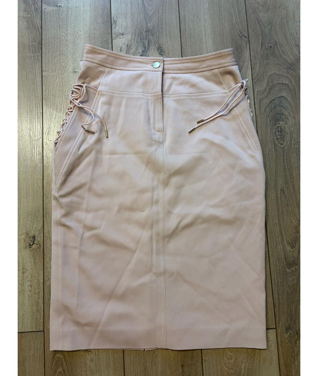 ROBERTO CAVALLI Розовая юбка миди, фото 5