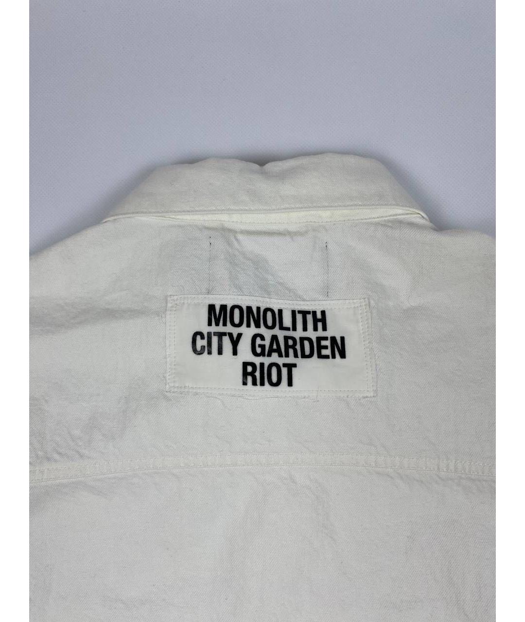 RAF SIMONS Белая хлопковая куртка, фото 5