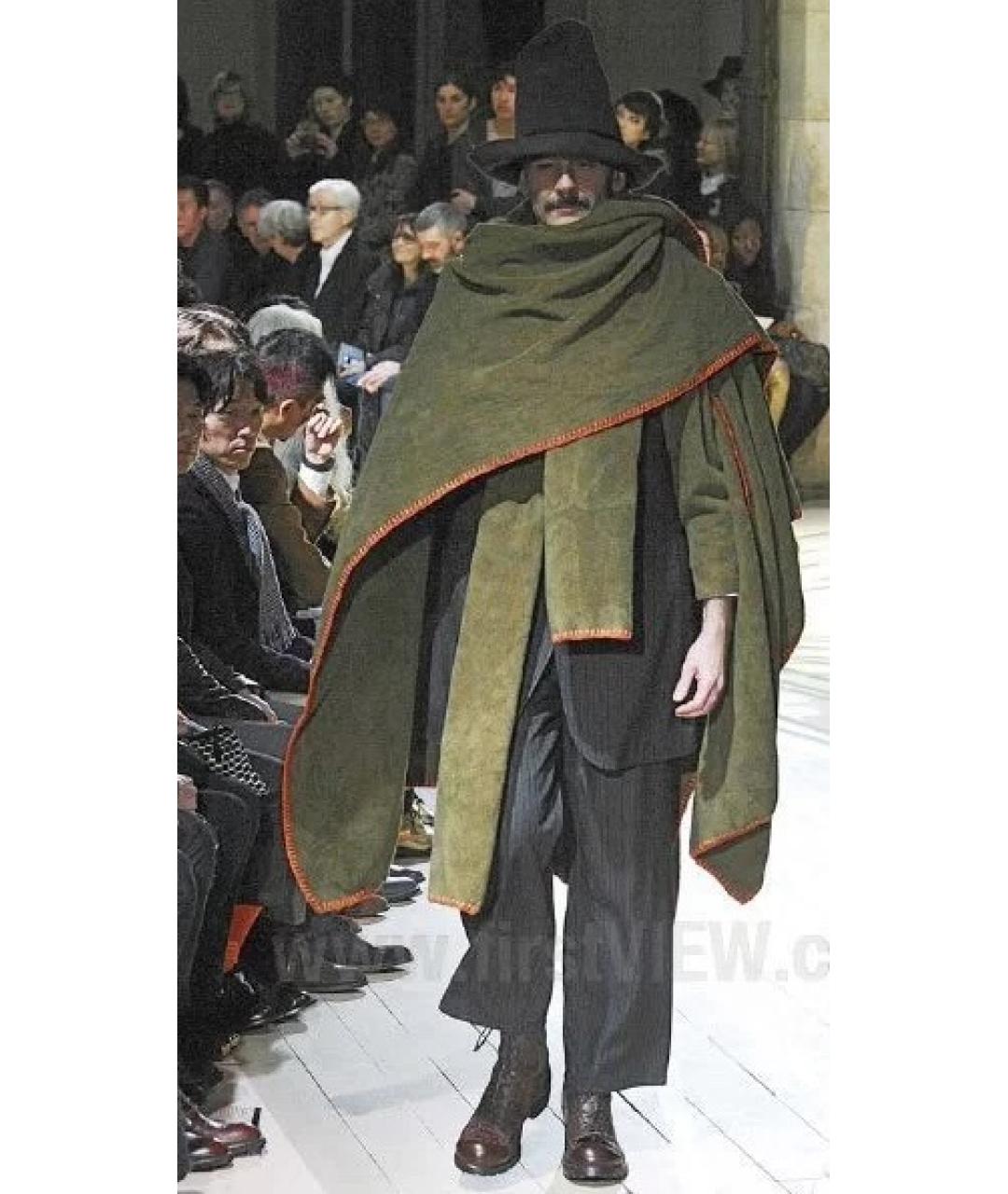 YOHJI YAMAMOTO Бордовые кожаные высокие ботинки, фото 6