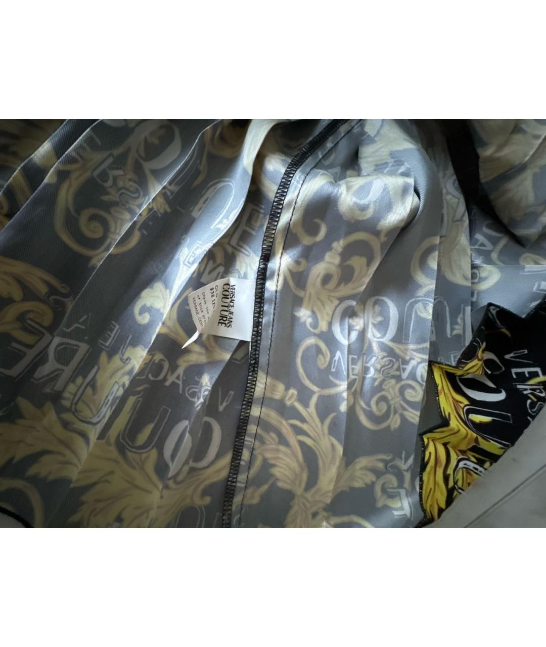 VERSACE JEANS COUTURE Черная юбка мини, фото 3