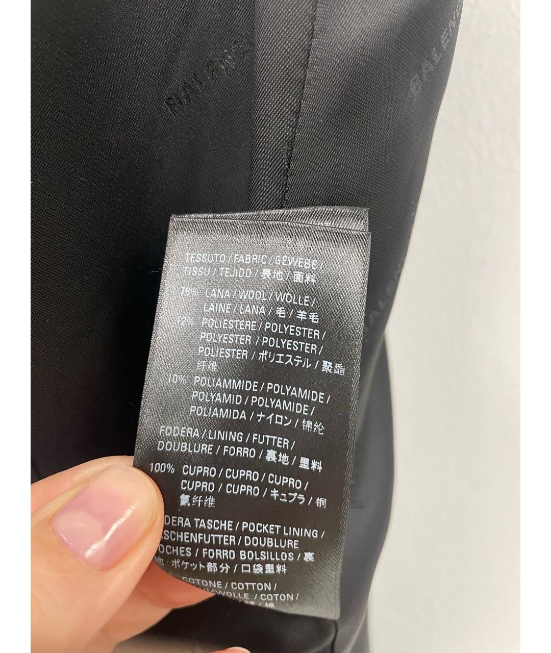 BALENCIAGA Зеленые шерстяное пальто, фото 6