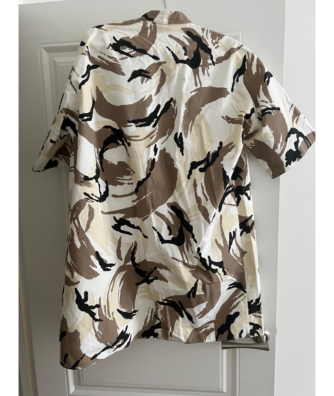 KENZO Хаки хлопковое повседневное платье, фото 4