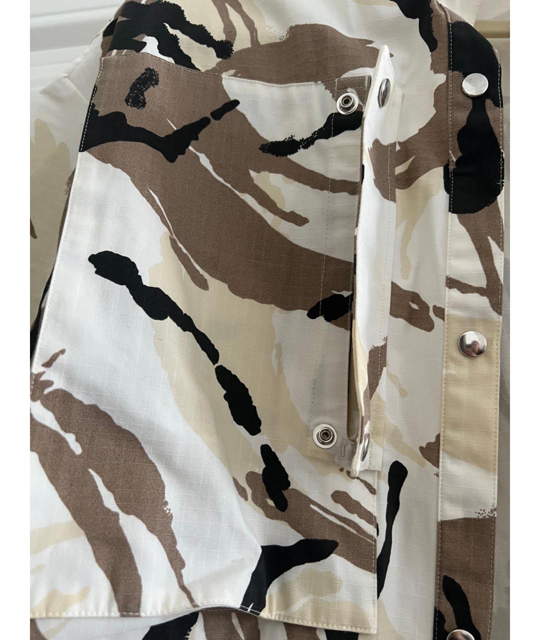 KENZO Хаки хлопковое повседневное платье, фото 3