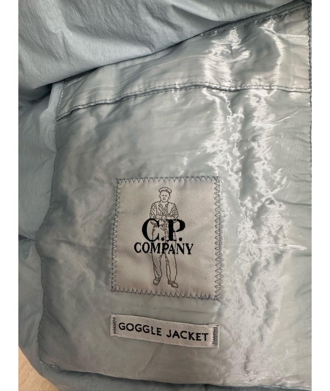 CP COMPANY Серый полиэстеровый пуховик, фото 7