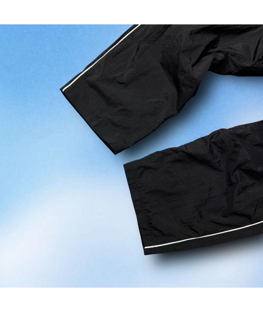 NIKE Черные полиэстеровые повседневные брюки, фото 5