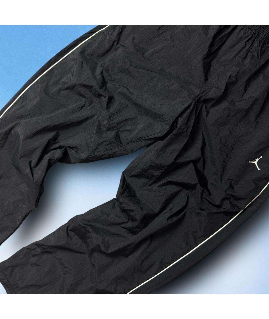 NIKE Черные полиэстеровые повседневные брюки, фото 4