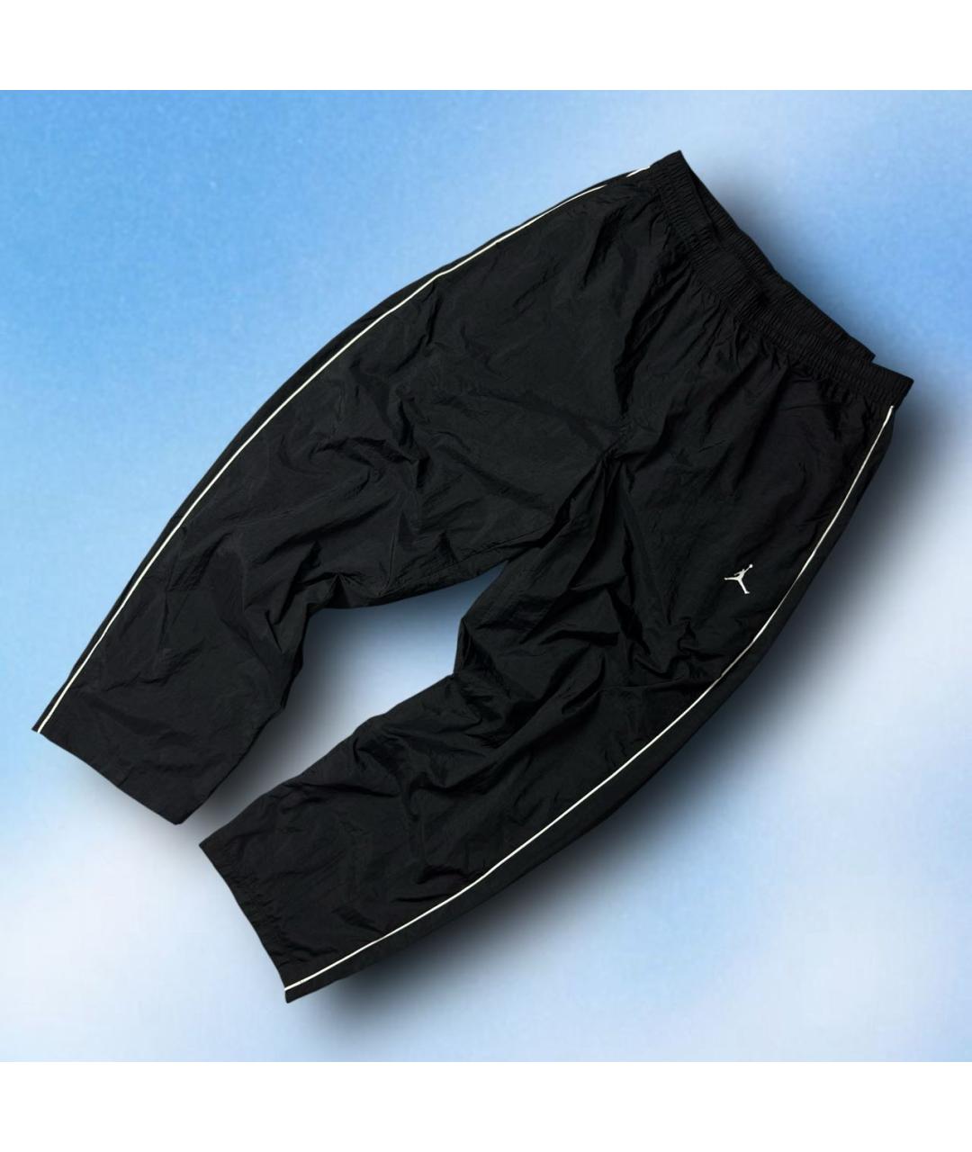 NIKE Черные полиэстеровые повседневные брюки, фото 6