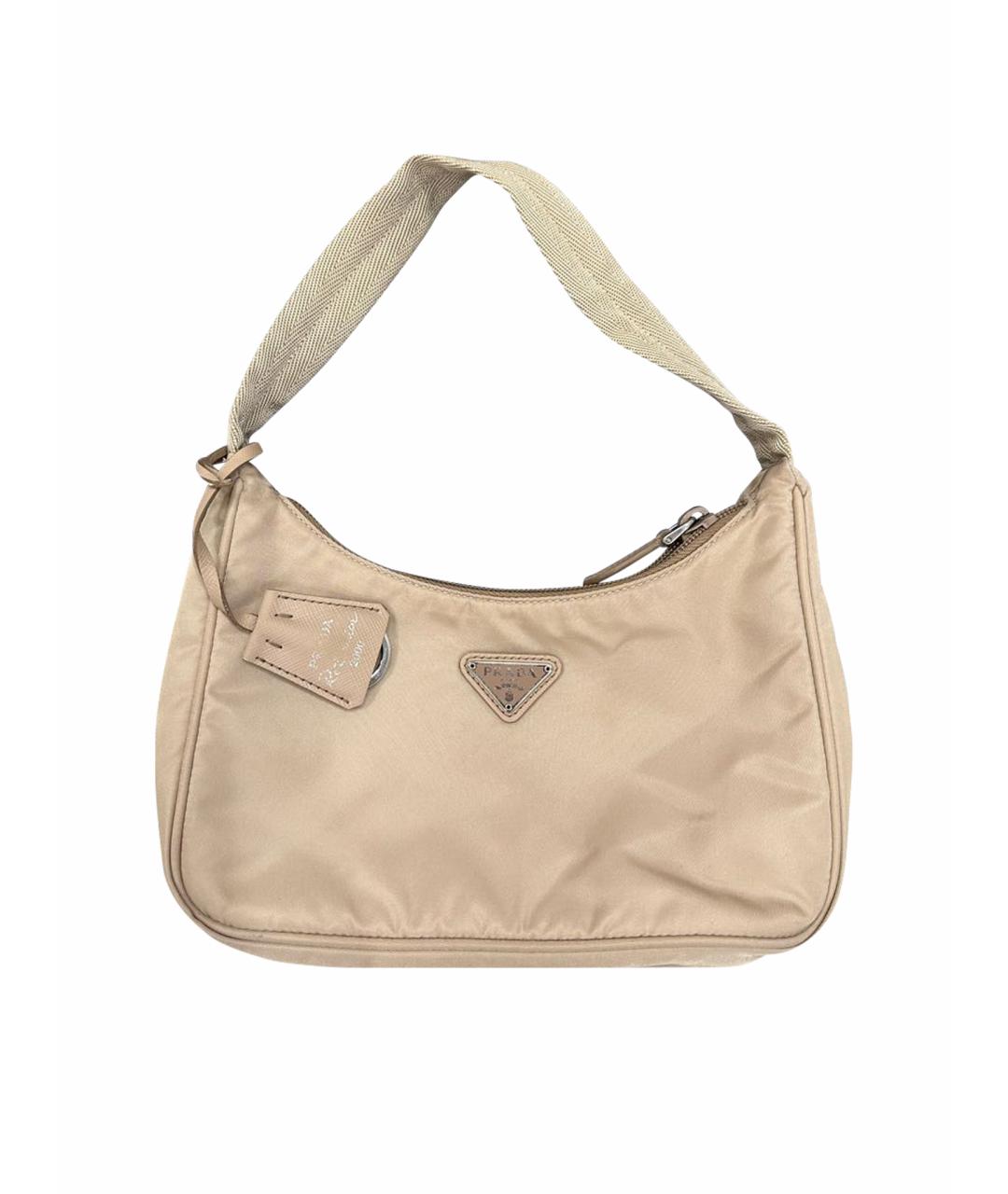 PRADA Бежевая сумка с короткими ручками, фото 1