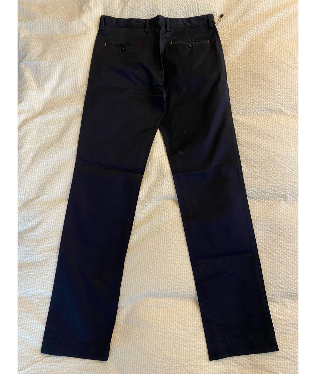 CH CAROLINA HERRERA Черные хлопковые брюки чинос, фото 4
