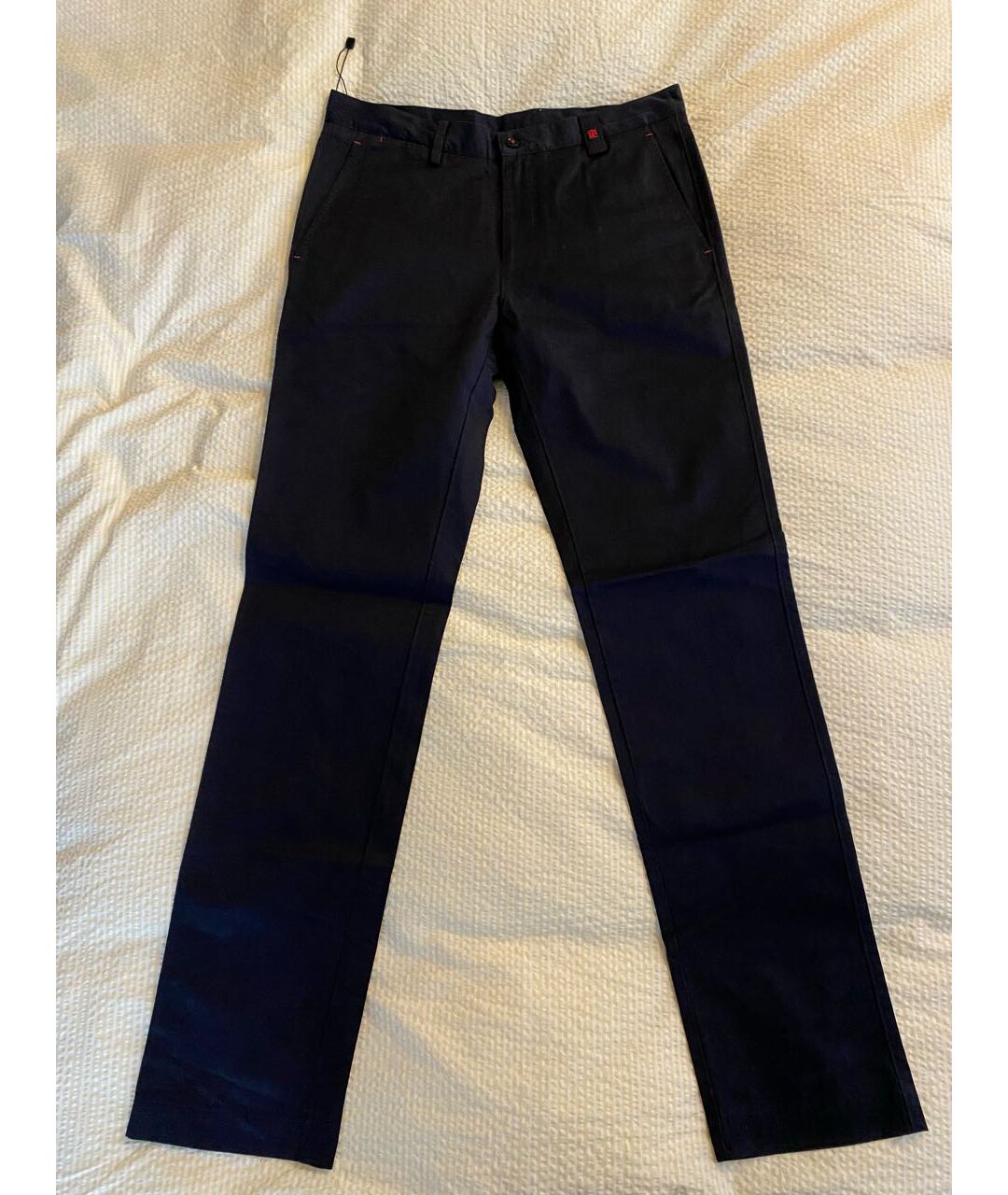 CH CAROLINA HERRERA Черные хлопковые брюки чинос, фото 7