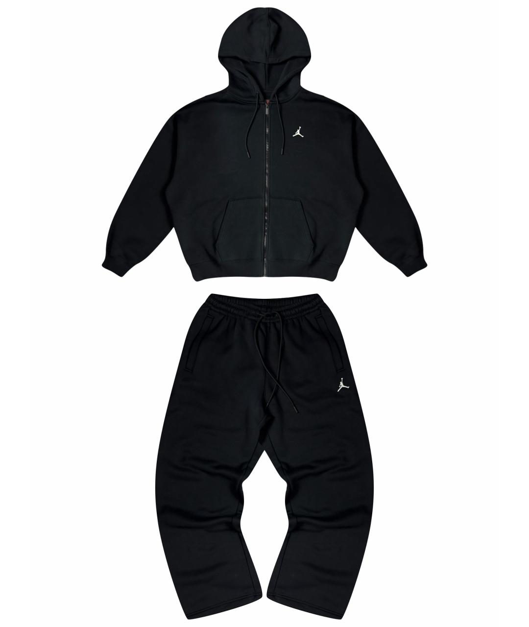 NIKE Черный повседневный костюм, фото 1