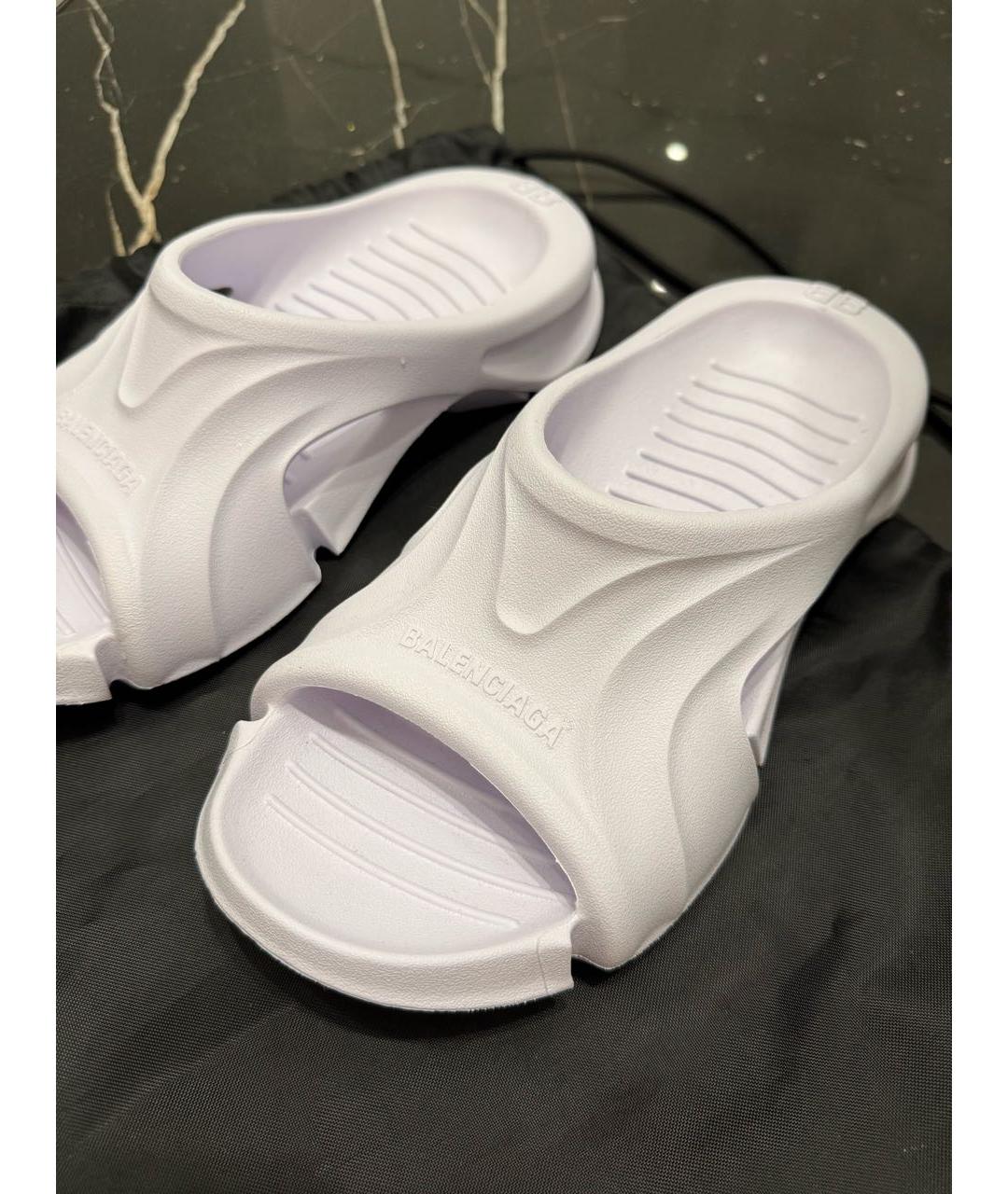 BALENCIAGA Резиновые шлепанцы, фото 6