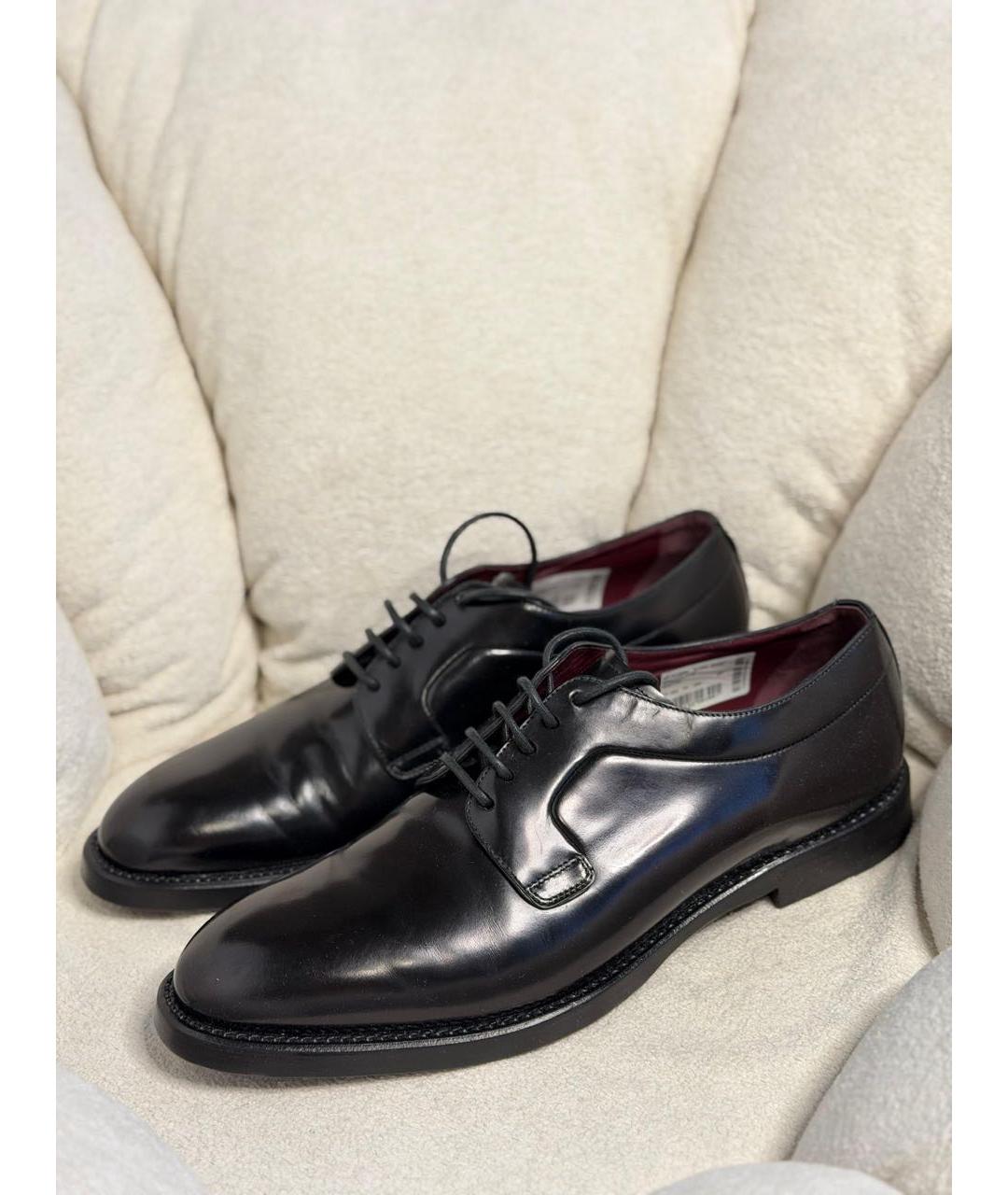 DOLCE&GABBANA Черные туфли из лакированной кожи, фото 2