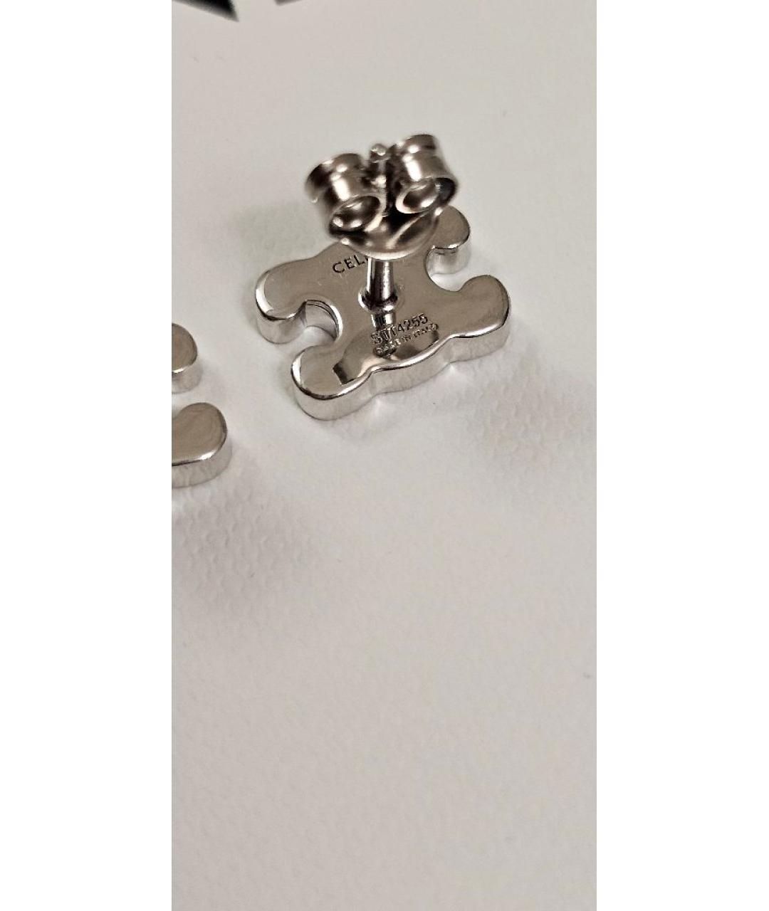 CELINE Серебряные серьги, фото 3