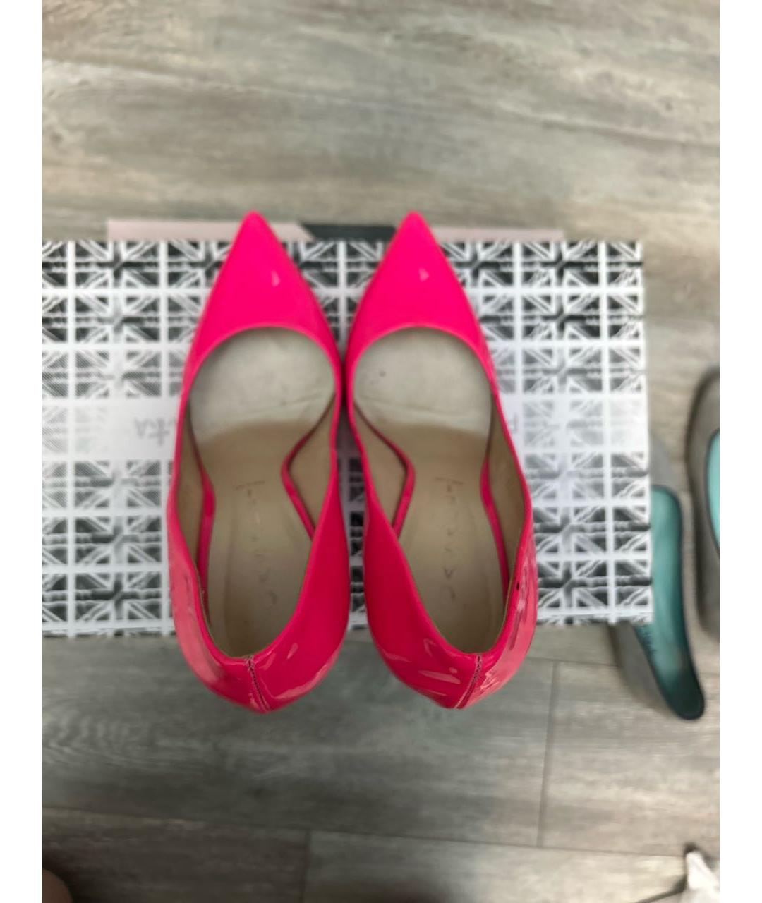 CASADEI Розовые туфли из лакированной кожи, фото 3