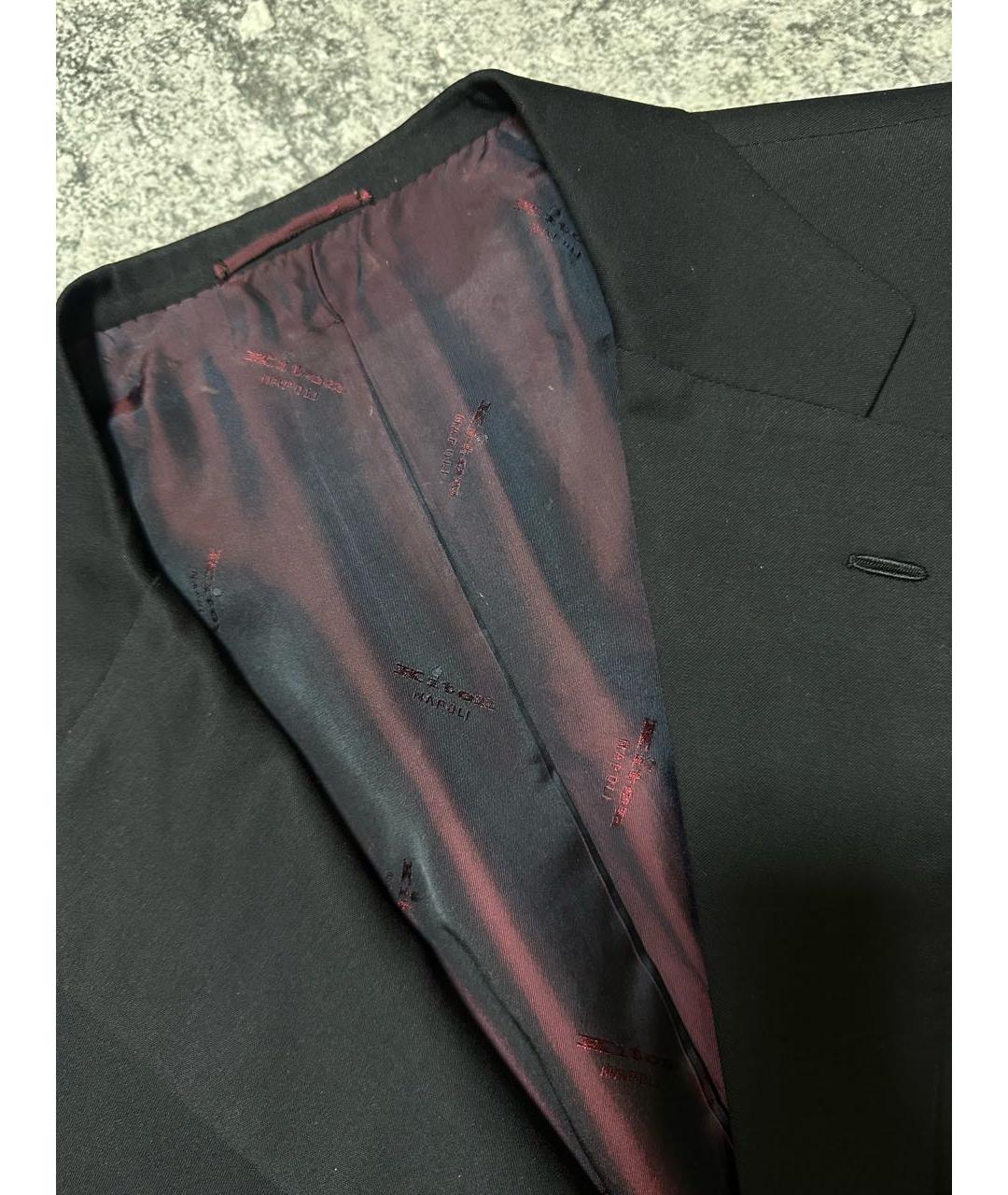 KITON Темно-синий льняной пиджак, фото 4