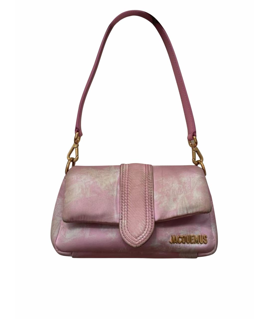 JACQUEMUS Розовая сумка с короткими ручками, фото 1