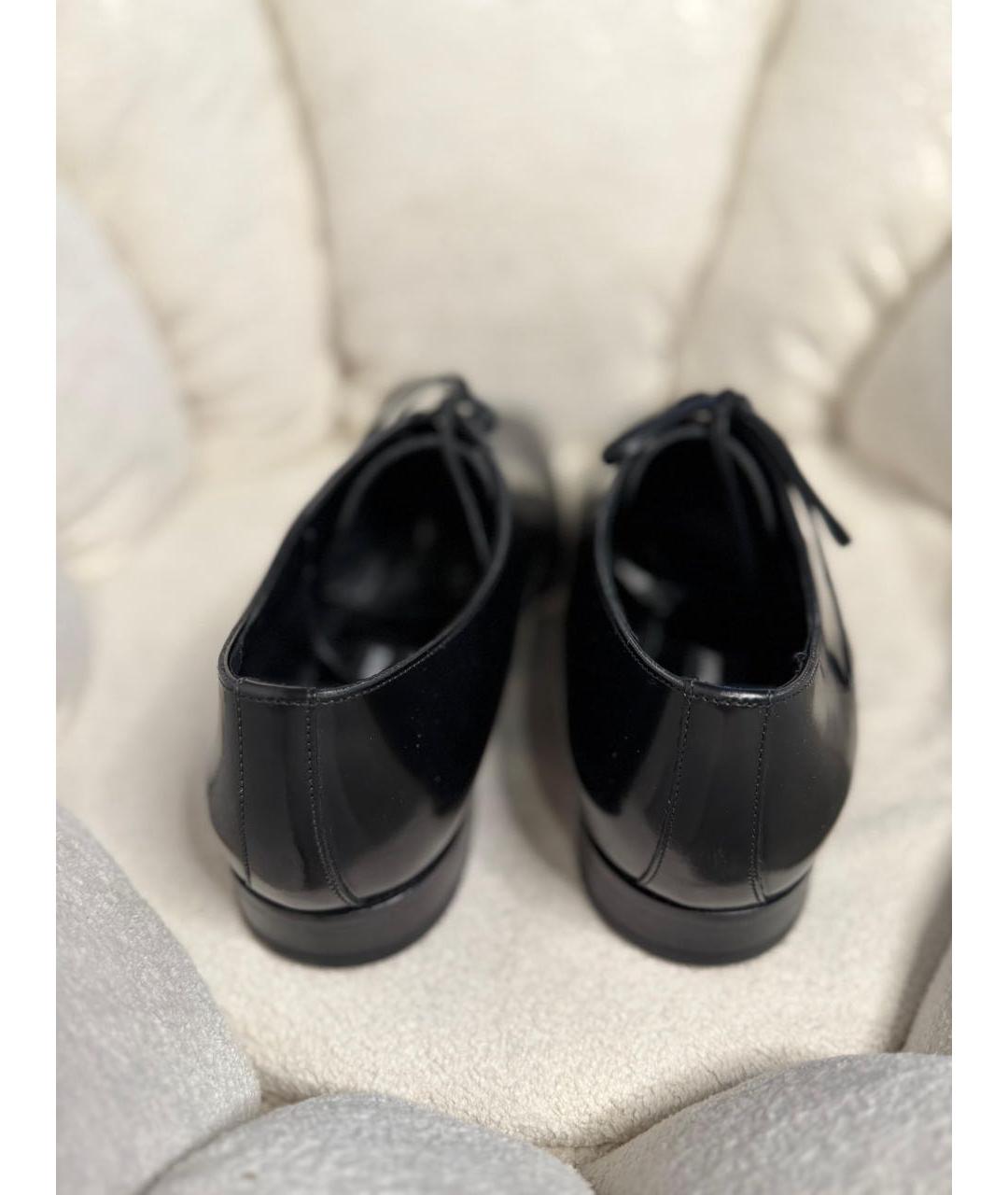 DOLCE&GABBANA Черные туфли из лакированной кожи, фото 6