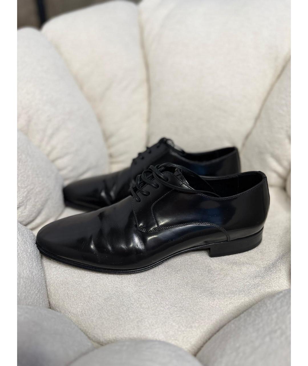 DOLCE&GABBANA Черные туфли из лакированной кожи, фото 7