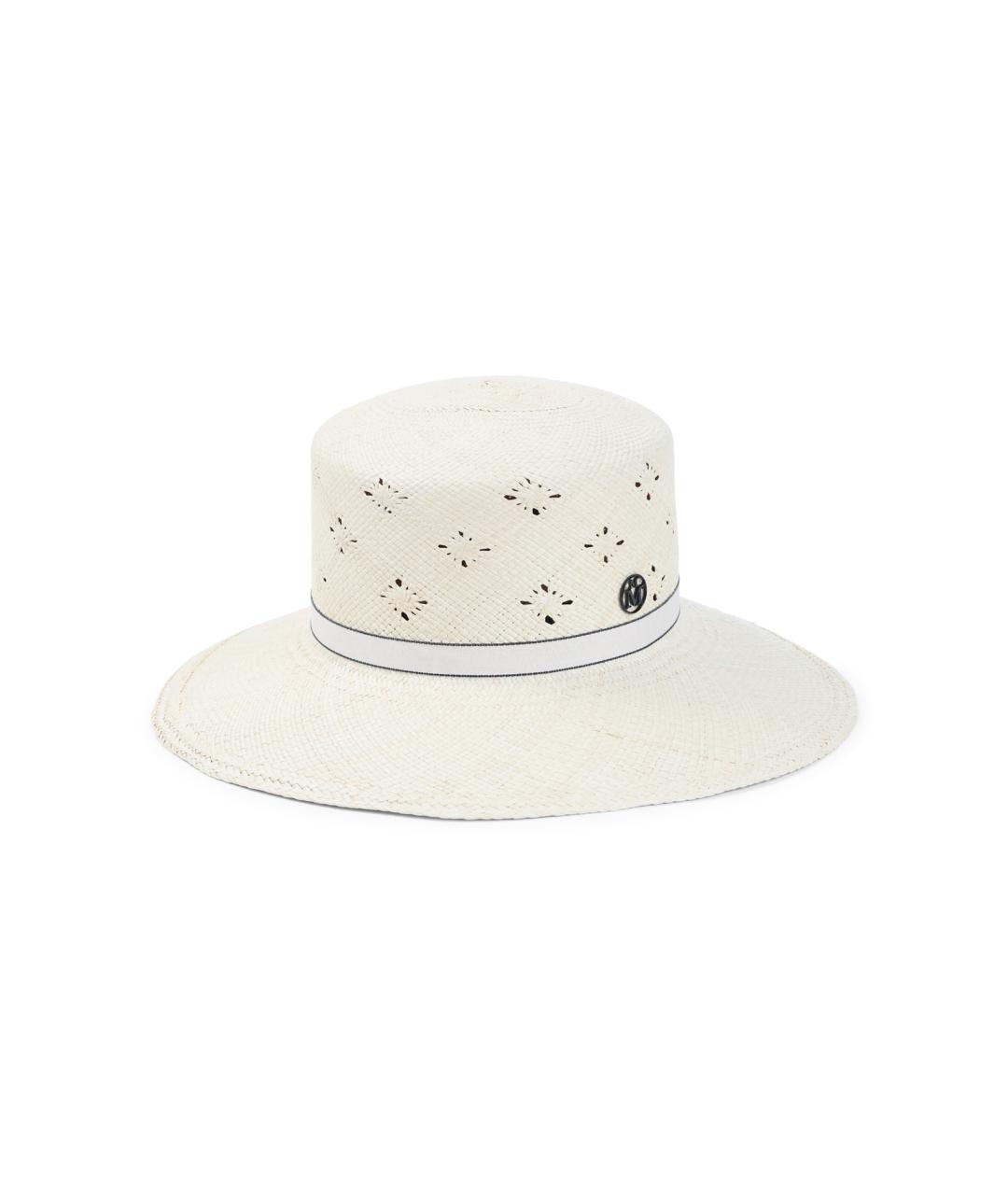 MAISON MICHEL Белая шляпа, фото 1