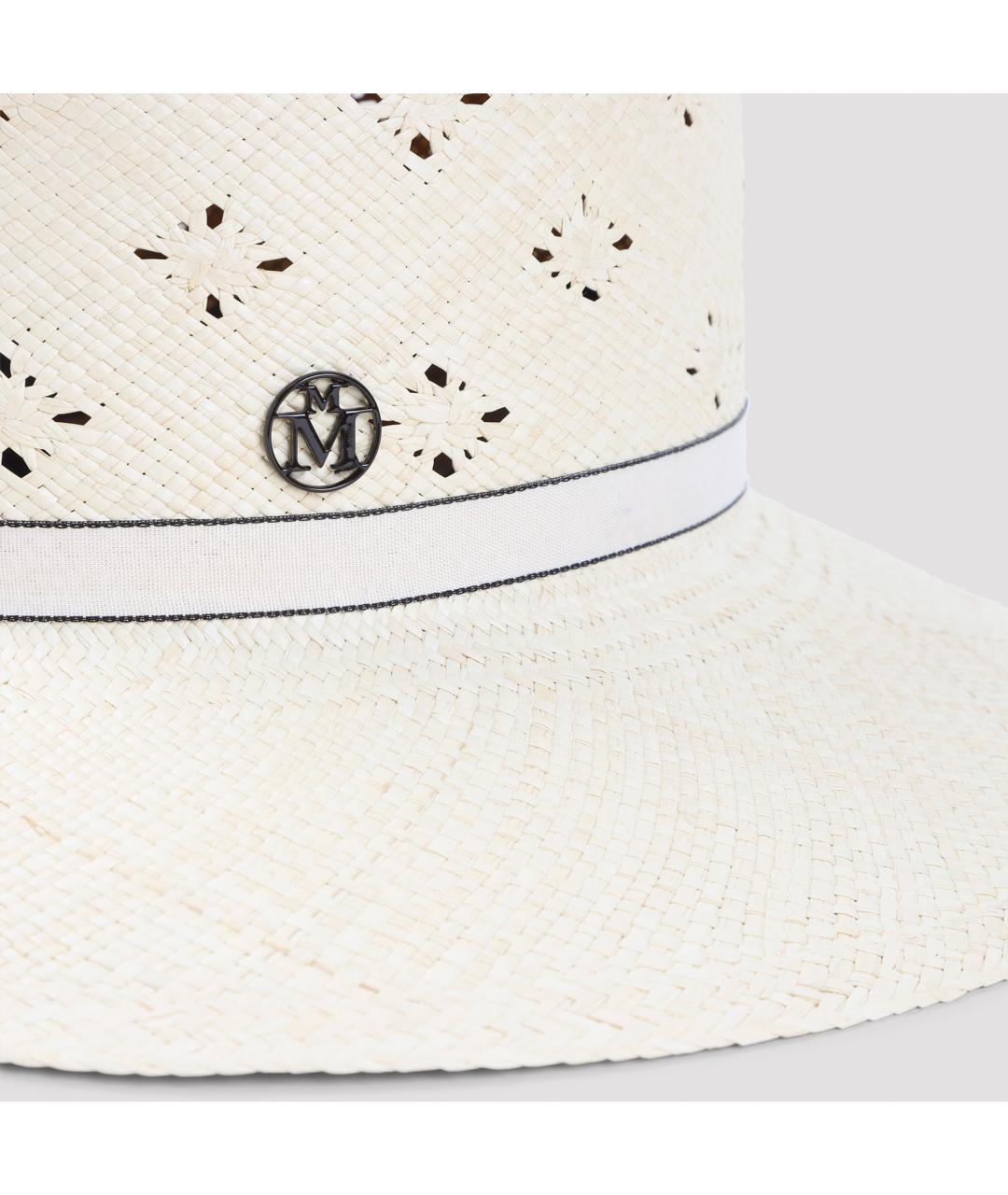 MAISON MICHEL Белая шляпа, фото 3