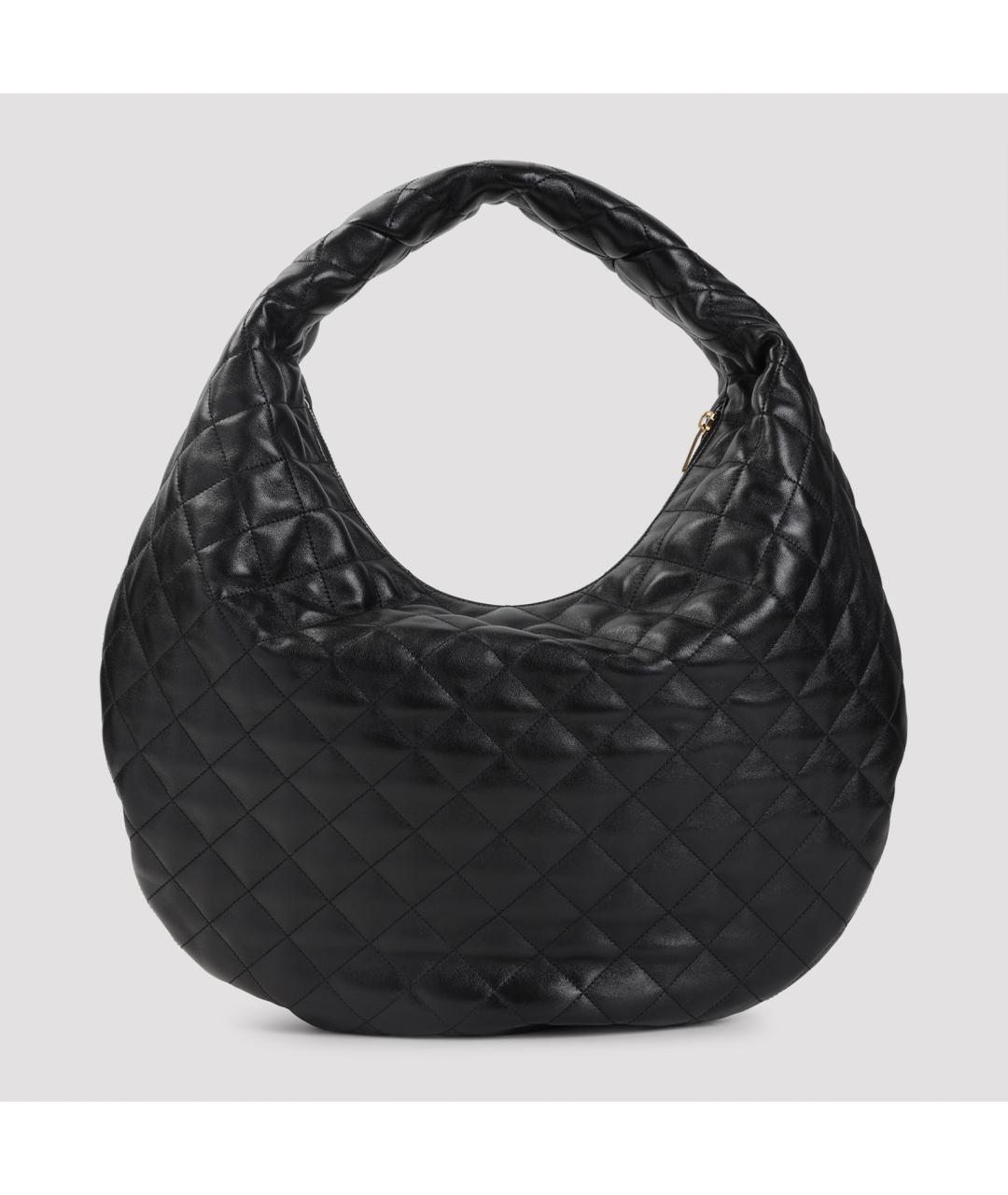 SAINT LAURENT Черная кожаная сумка через плечо, фото 4