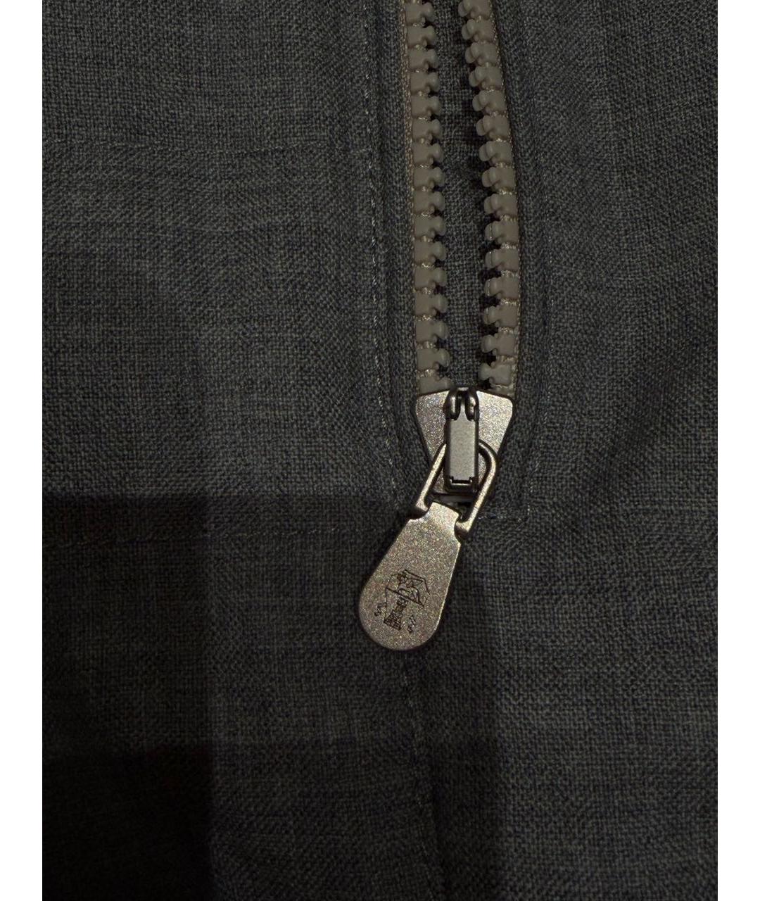 BRUNELLO CUCINELLI Серый шерстяной жилет, фото 6