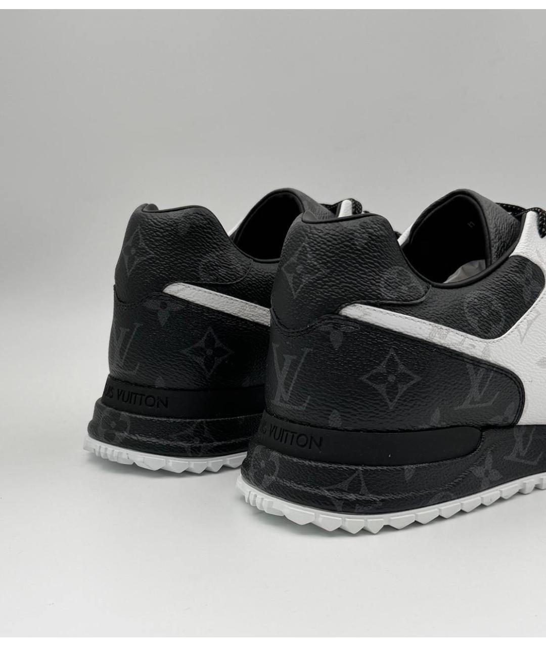 LOUIS VUITTON Белые кожаные низкие кроссовки / кеды, фото 4