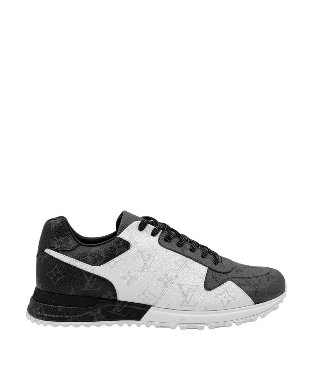 LOUIS VUITTON Белые кожаные низкие кроссовки / кеды, фото 1