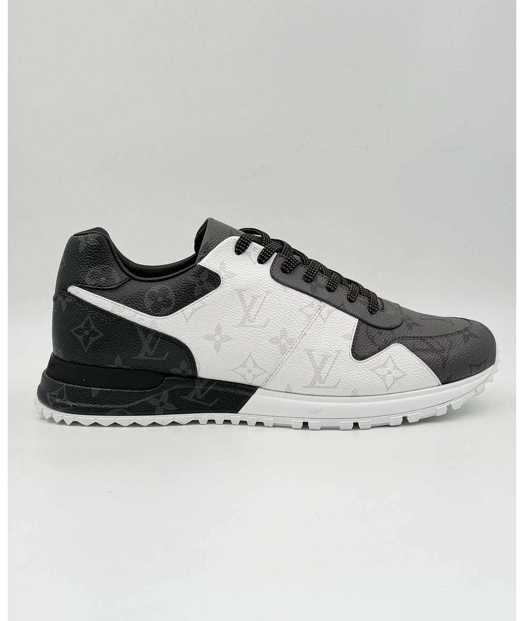 LOUIS VUITTON Белые кожаные низкие кроссовки / кеды, фото 8