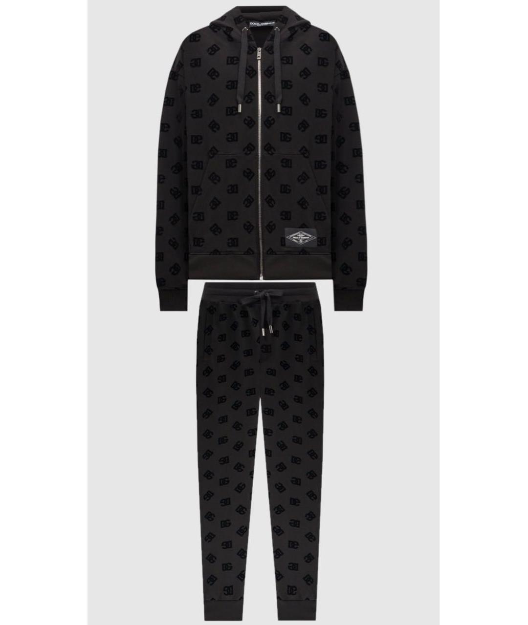 DOLCE&GABBANA Черный спортивный костюм, фото 7