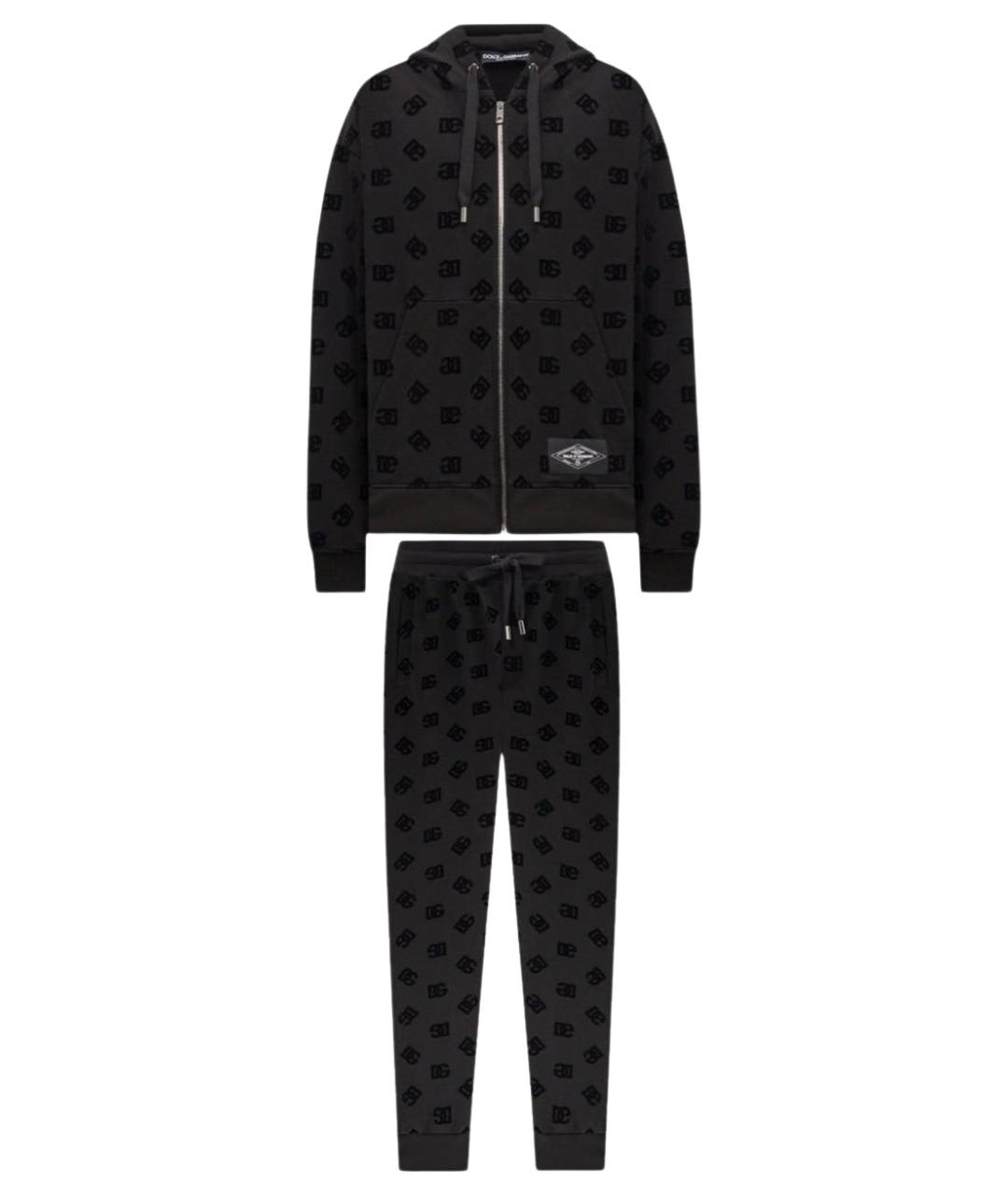 DOLCE&GABBANA Черный спортивный костюм, фото 1