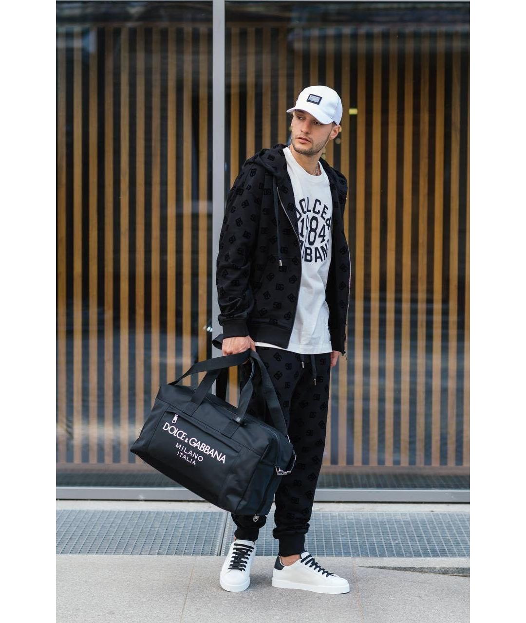 DOLCE&GABBANA Черный спортивный костюм, фото 4