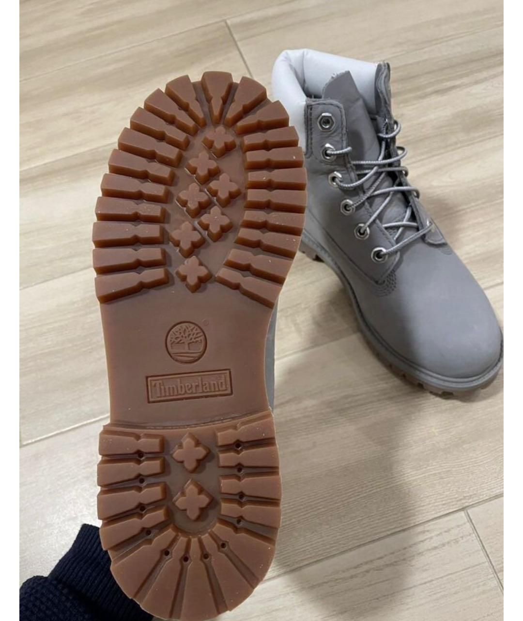 TIMBERLAND Серые нубуковые ботинки, фото 8