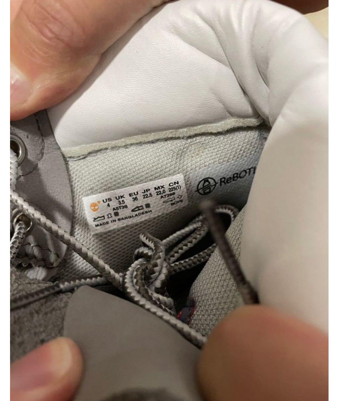 TIMBERLAND Серые нубуковые ботинки, фото 6
