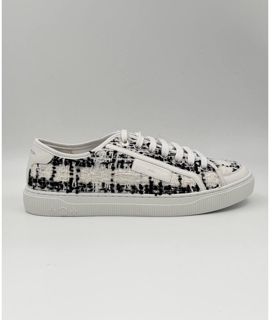 LOUIS VUITTON Белые текстильные кроссовки, фото 9