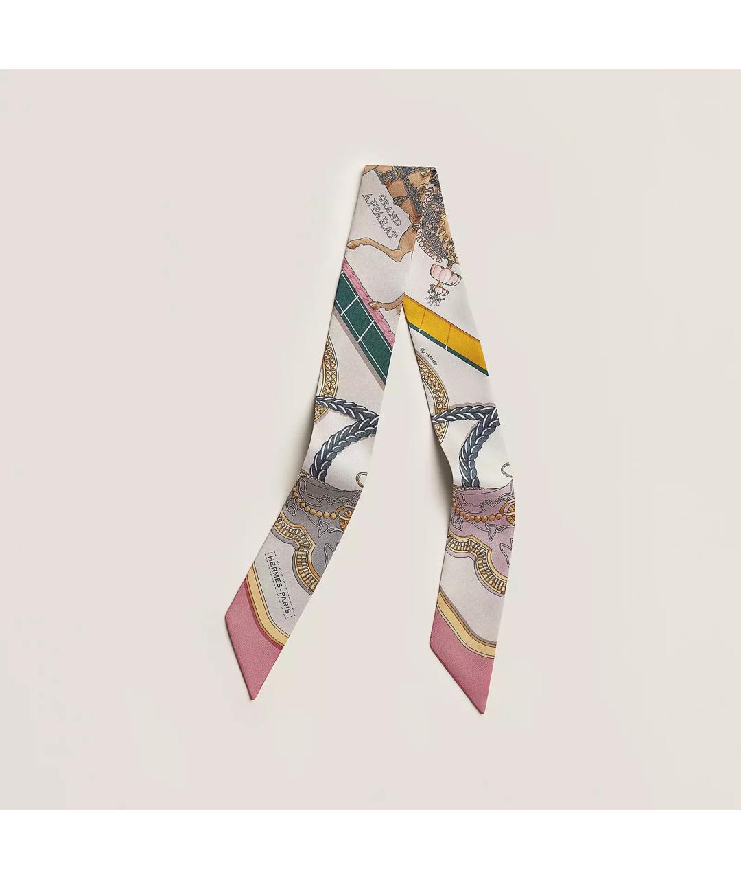 HERMES Мульти шелковый платок, фото 2