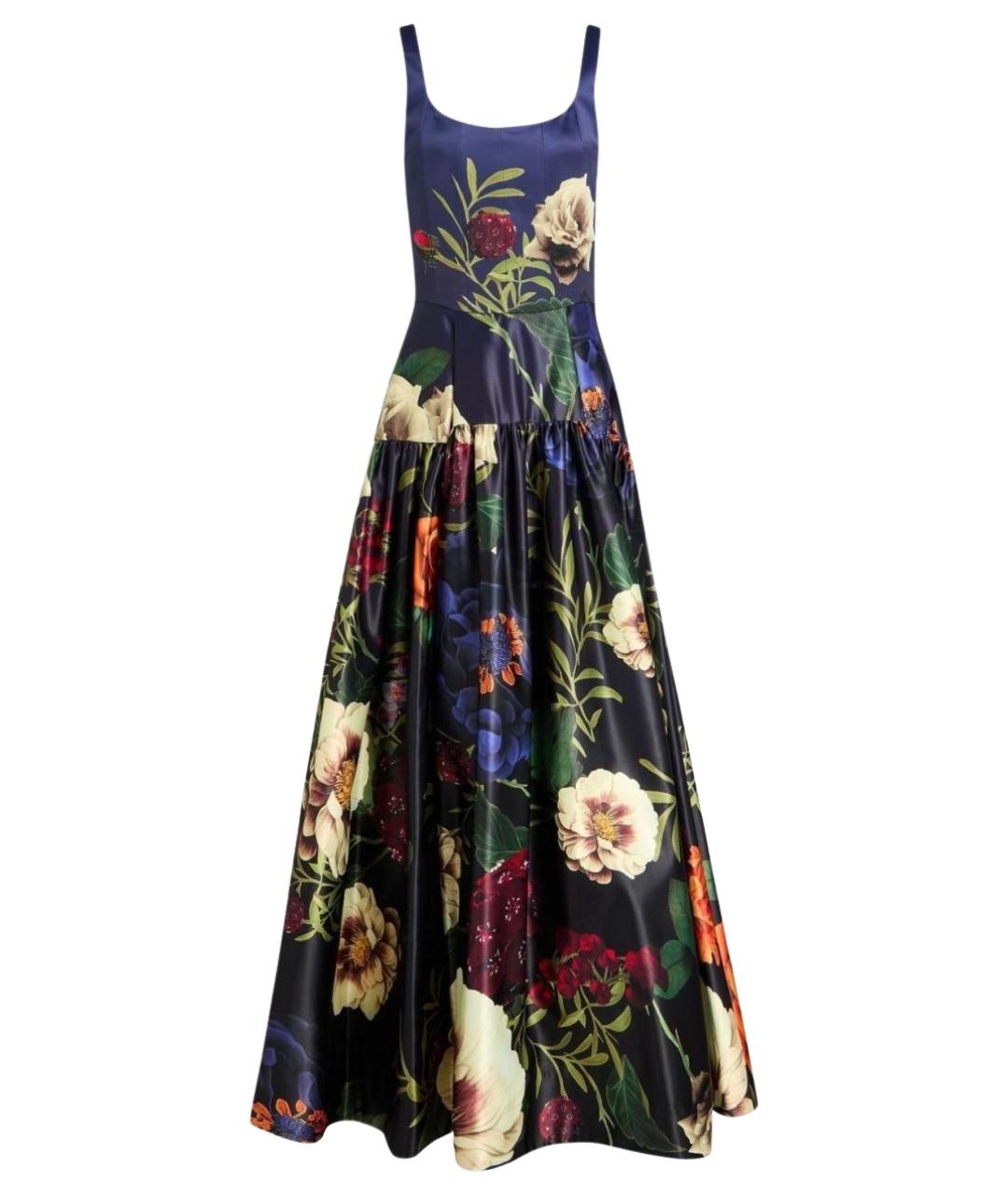 ALICE+OLIVIA Темно-синее полиэстеровое вечернее платье, фото 1