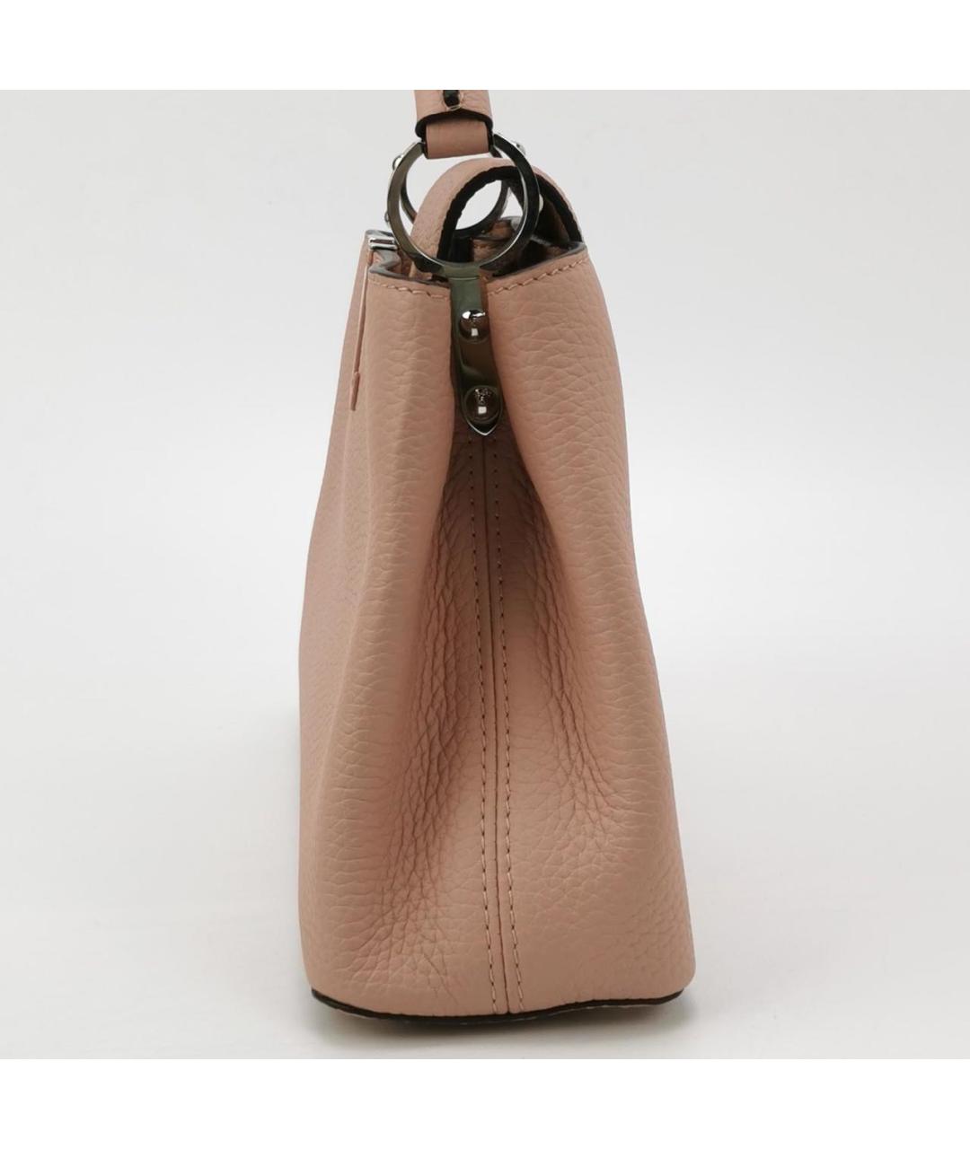 LOUIS VUITTON Розовая кожаная сумка с короткими ручками, фото 2