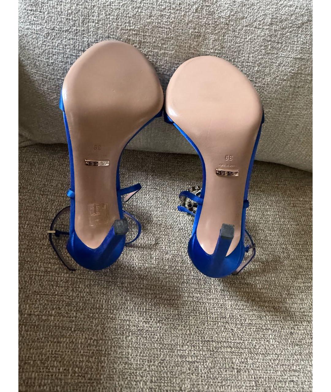 GUCCI Синие босоножки, фото 4