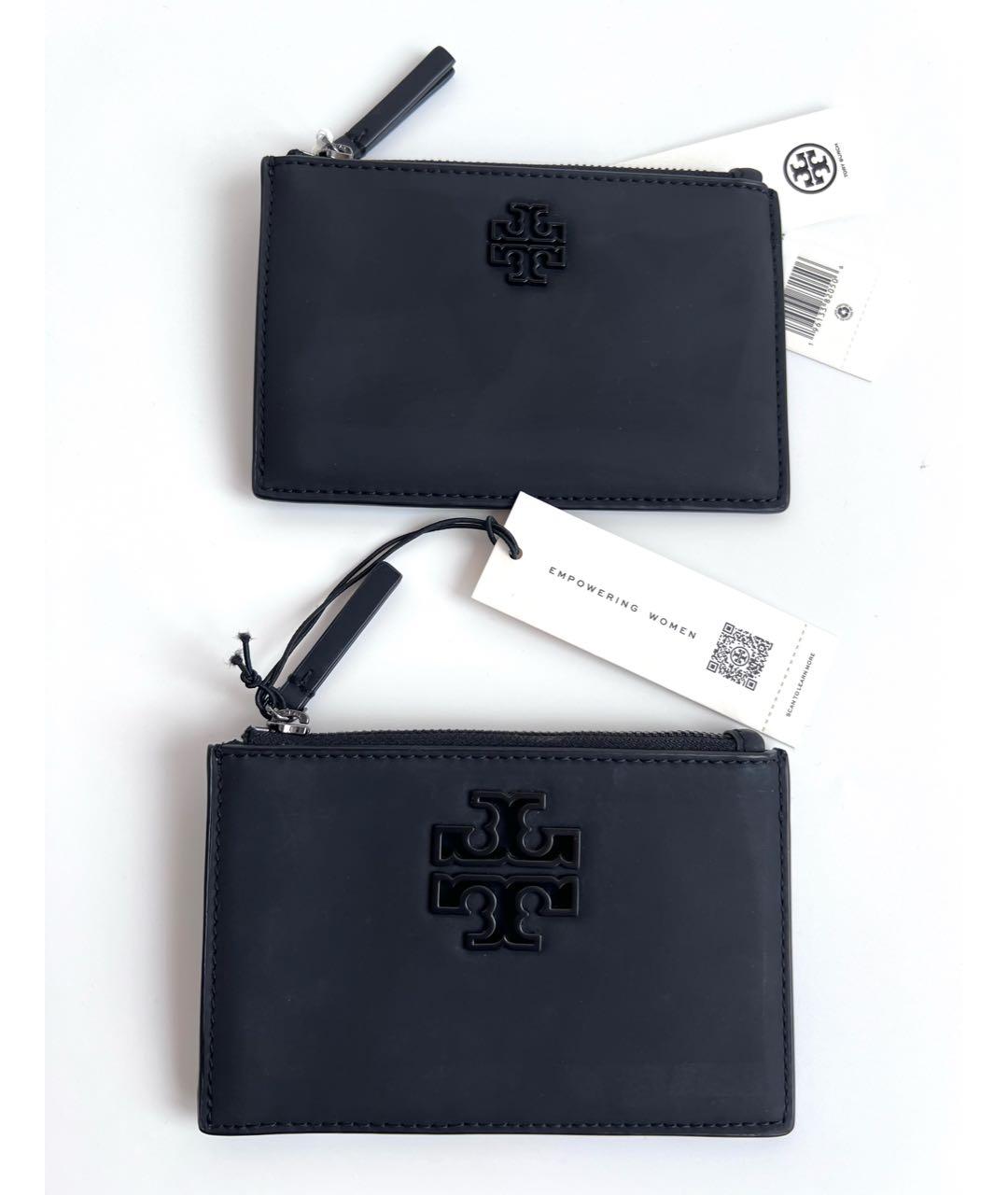 TORY BURCH Черный кожаный кардхолдер, фото 8