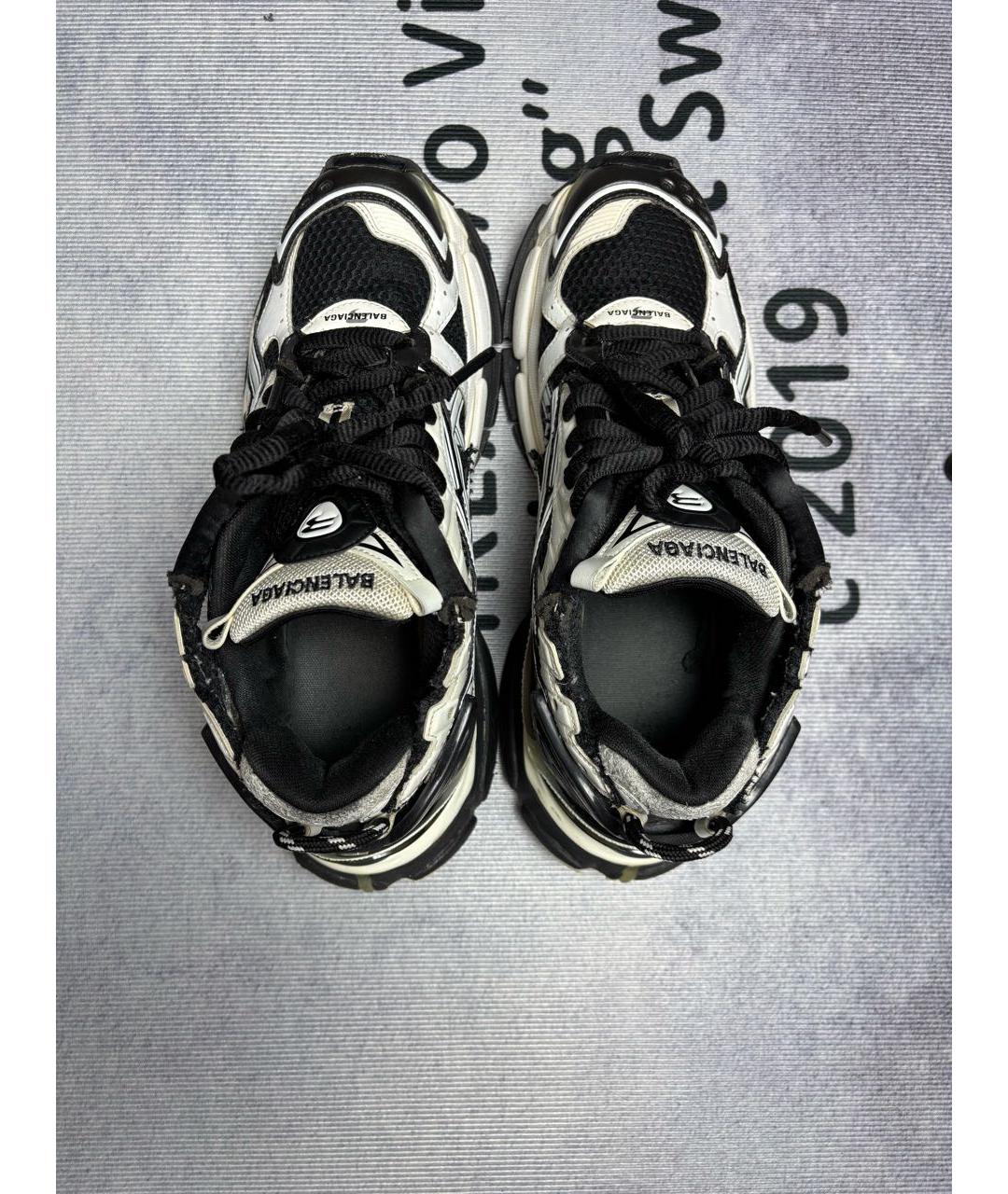 BALENCIAGA Мульти текстильные высокие кроссовки / кеды, фото 3