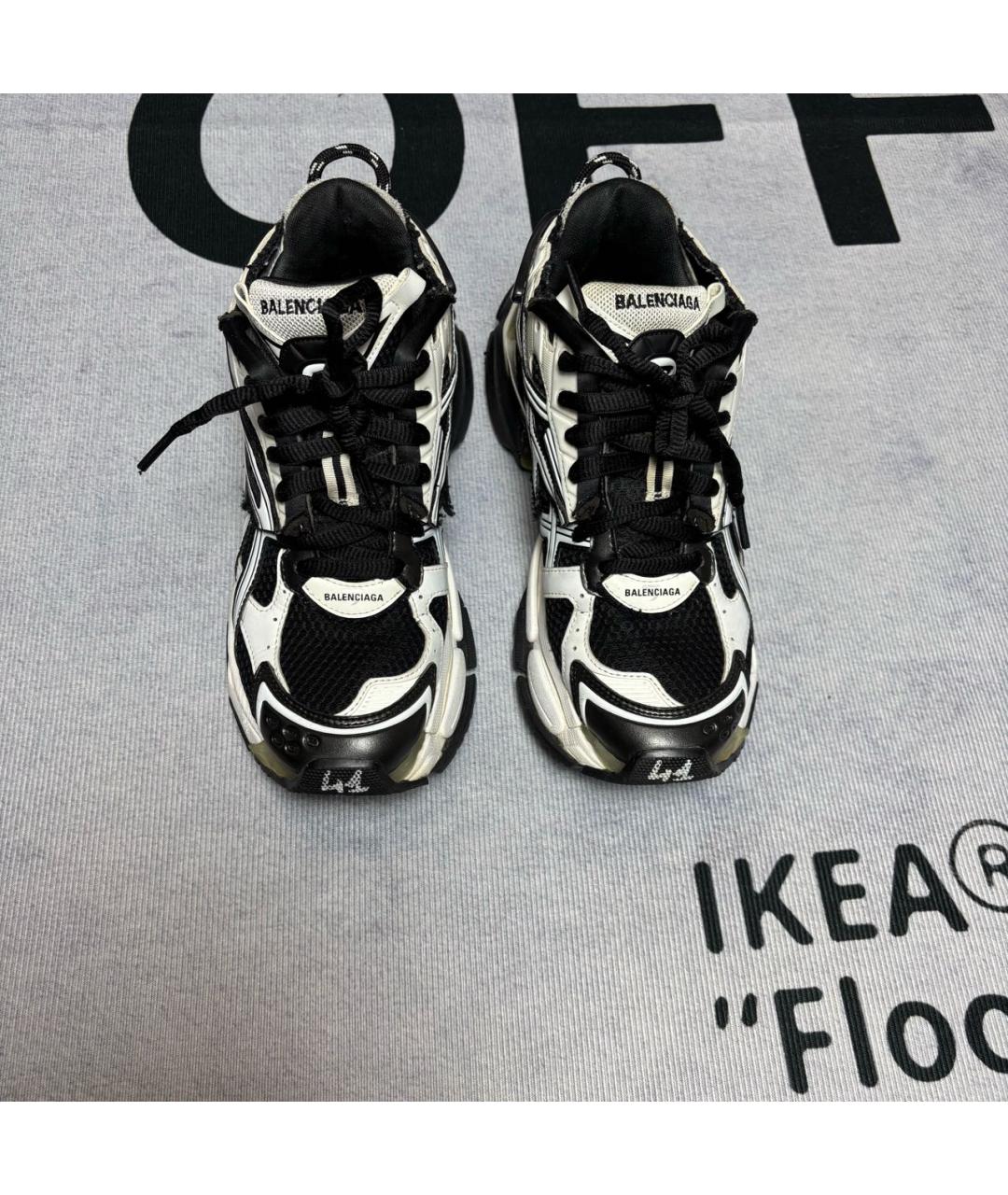 BALENCIAGA Мульти текстильные высокие кроссовки / кеды, фото 2