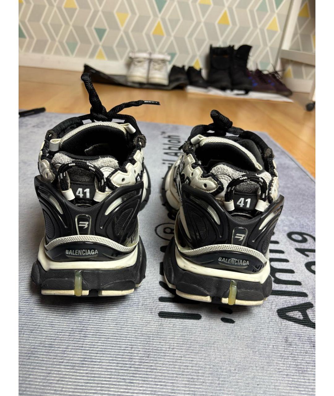 BALENCIAGA Мульти текстильные высокие кроссовки / кеды, фото 4