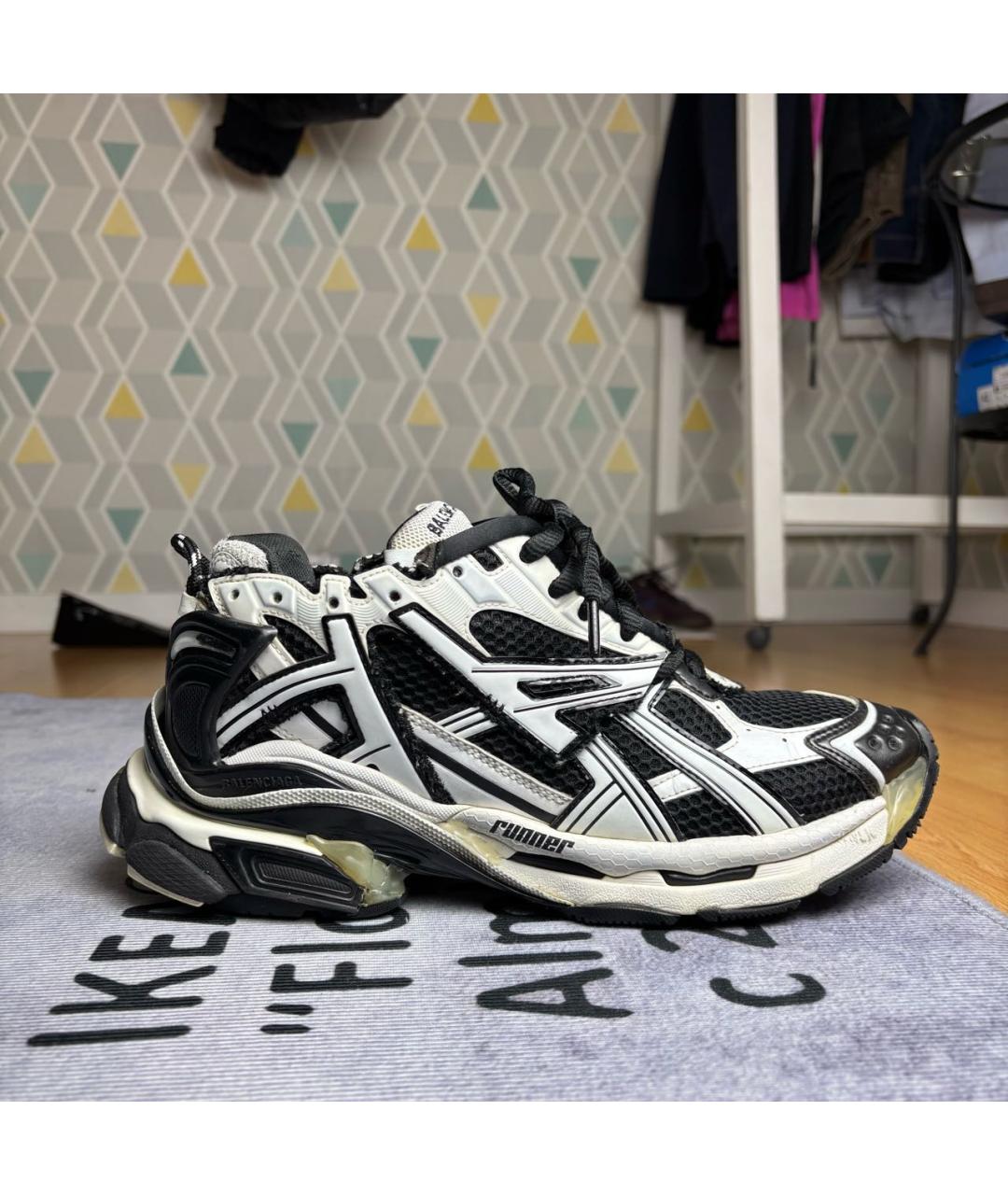 BALENCIAGA Мульти текстильные высокие кроссовки / кеды, фото 9