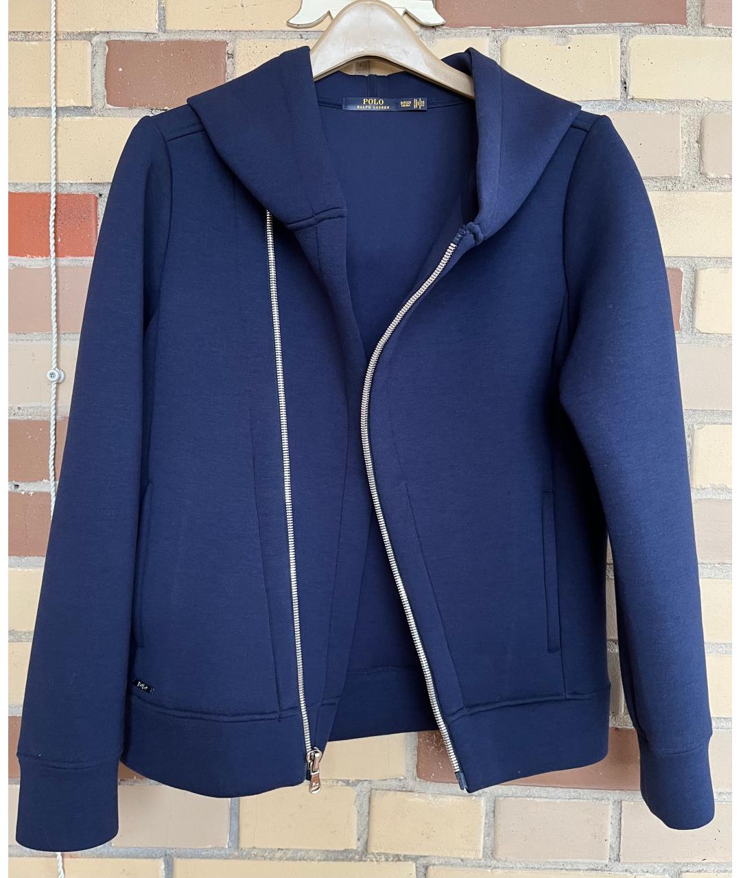 POLO RALPH LAUREN Темно-синяя полиэстеровая куртка, фото 6